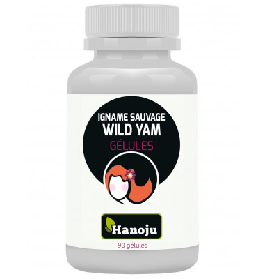 Igname Sauvage - Wild Yam - 90 gélules de 500 mg